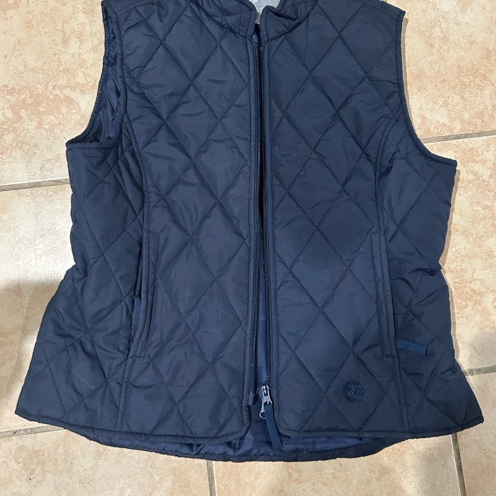Horze Navy Quilted Vest